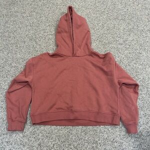 Women’s Medium pink cropped hoodie